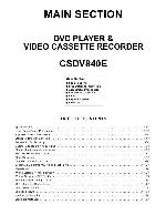 Service manual Funai Syphonic CSDV840E H9611CD