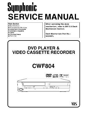 Сервисная инструкция Funai Syphonic CWF804 H9613CD ― Manual-Shop.ru