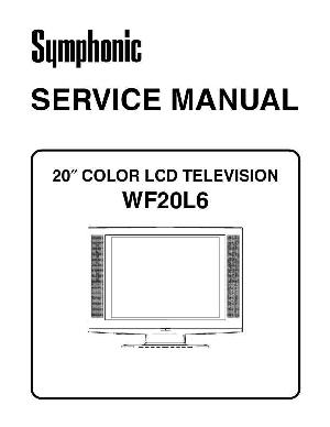 Сервисная инструкция Funai SYMPHONIC WF20L6 ― Manual-Shop.ru