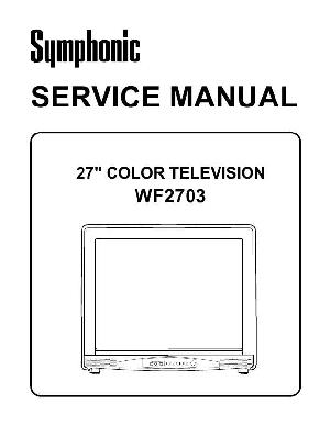 Сервисная инструкция Funai SYMPHONIC WF2703 ― Manual-Shop.ru