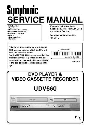 Сервисная инструкция Funai SYNPHONIC UDV660 (2006) ― Manual-Shop.ru