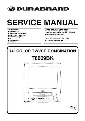 Сервисная инструкция Funai T-6609BK ― Manual-Shop.ru