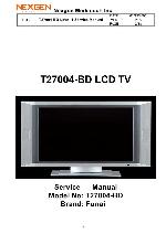Service manual Funai T27004-BD