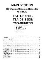 Service manual Funai T3A-A8182DB, T3A-D8182DB, T3D-D8182DB