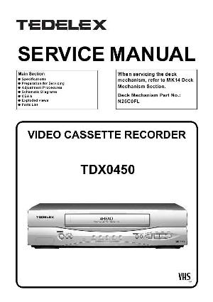 Сервисная инструкция Funai TEDELEX TDX0450 ― Manual-Shop.ru