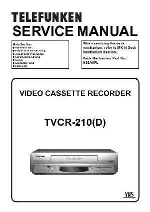 Сервисная инструкция Funai TELEFUNKEN TVCR-210(D) ― Manual-Shop.ru