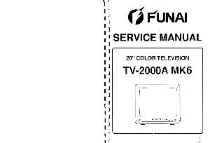Сервисная инструкция Funai TV-2000A-MK6 ― Manual-Shop.ru