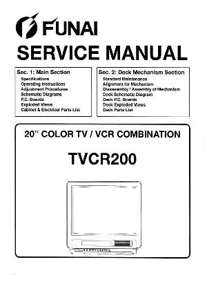 Сервисная инструкция Funai TVCR-200 ― Manual-Shop.ru