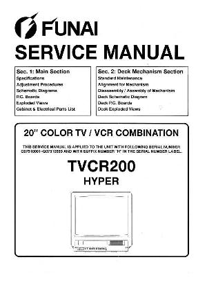 Сервисная инструкция Funai TVCR-200, HYPER ― Manual-Shop.ru