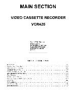 Service manual Funai VCR425