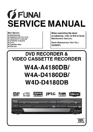 Service manual Funai W4A-A4180DB, W4A-D4180DB, W4D-D4180DB ― Manual-Shop.ru