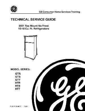 Сервисная инструкция GE GTR GTS GTT HTR HTS HTT SERIES ― Manual-Shop.ru