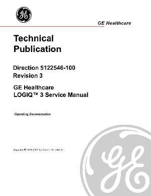 Сервисная инструкция GE LOGIQ 3 ― Manual-Shop.ru