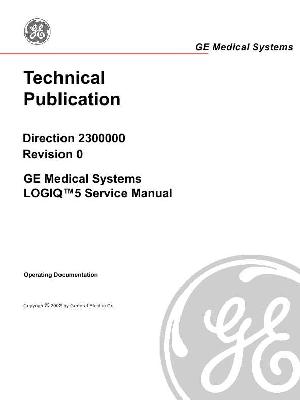 Сервисная инструкция GE LOGIQ 5 ― Manual-Shop.ru