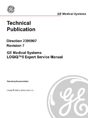 Сервисная инструкция GE LOGIQ 5 EXPERT ― Manual-Shop.ru