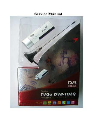 Сервисная инструкция Genius TVGO DVB-T02Q ― Manual-Shop.ru
