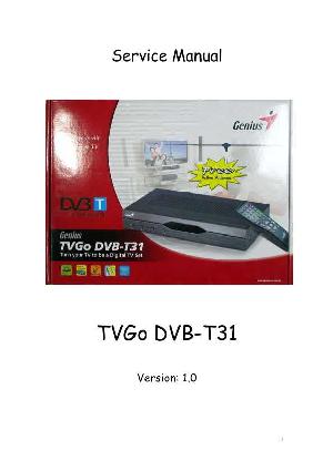 Сервисная инструкция Genius TVGO DVB-T31 ― Manual-Shop.ru