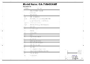 Схема Gigabyte GA-7VM400AMF ― Manual-Shop.ru