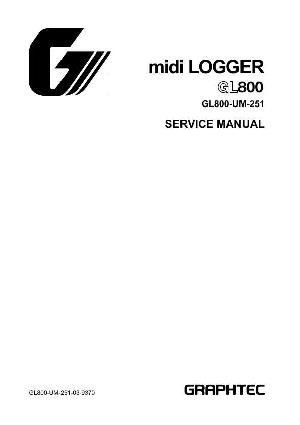 Сервисная инструкция Graphtec GL800 ― Manual-Shop.ru