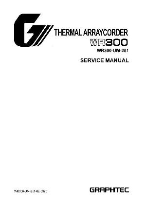 Сервисная инструкция Graphtec WR300 ― Manual-Shop.ru