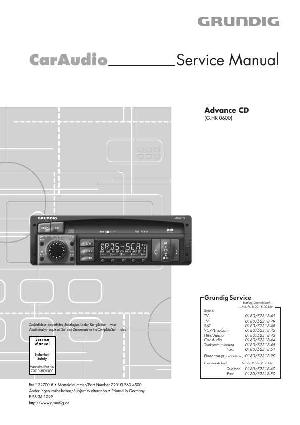 Сервисная инструкция Grundig ADVANCE-CD ― Manual-Shop.ru