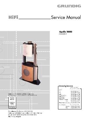 Сервисная инструкция Grundig APOLLO 2000 ― Manual-Shop.ru