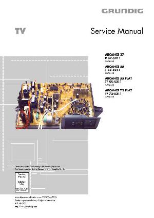 Service manual Grundig ARCANCE-37 55 55FLAT 72FLAT ― Manual-Shop.ru