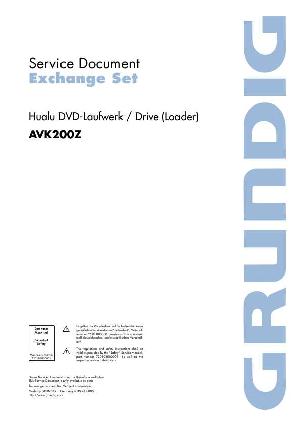 Сервисная инструкция Grundig AVK200Z ― Manual-Shop.ru