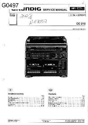 Сервисная инструкция Grundig CC-210 ― Manual-Shop.ru