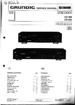 Сервисная инструкция Grundig CD-360, CD-435  ― Manual-Shop.ru