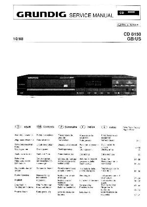Сервисная инструкция Grundig CD-8150  ― Manual-Shop.ru