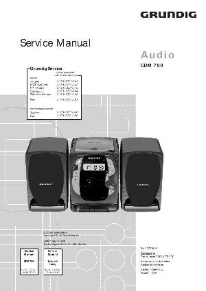 Сервисная инструкция Grundig CDM-700 ― Manual-Shop.ru