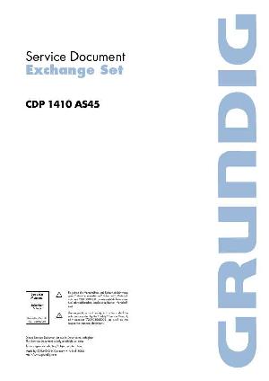 Сервисная инструкция Grundig CDP-1410, AS45 ― Manual-Shop.ru