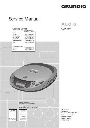 Сервисная инструкция Grundig CDP-310 ― Manual-Shop.ru