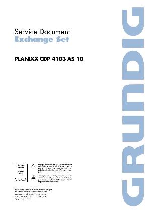 Сервисная инструкция Grundig CDP-4103 ― Manual-Shop.ru
