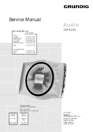 Сервисная инструкция Grundig CDP-S250 ― Manual-Shop.ru