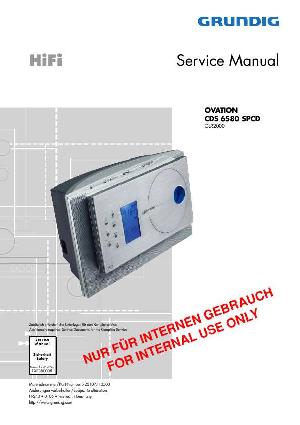 Сервисная инструкция Grundig CDS-6580 SPCD  ― Manual-Shop.ru