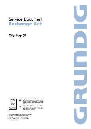 Сервисная инструкция Grundig CITY BOY 31 ― Manual-Shop.ru