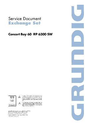 Сервисная инструкция Grundig CONCERT BOY 60 RP-6300SW ― Manual-Shop.ru
