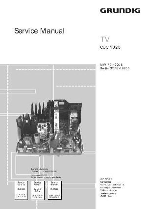 Сервисная инструкция Grundig CUC1828 шасси ― Manual-Shop.ru