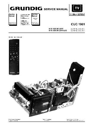 Сервисная инструкция Grundig CUC1961 шасси ― Manual-Shop.ru