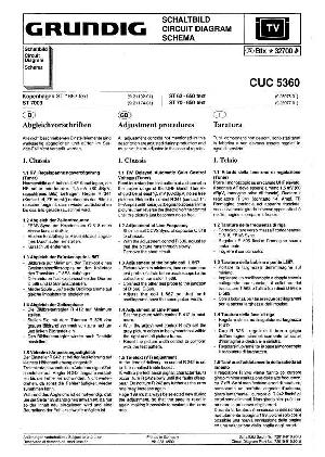 Сервисная инструкция Grundig CUC5360 шасси ― Manual-Shop.ru