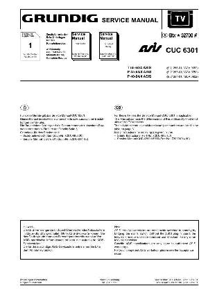 Сервисная инструкция Grundig CUC6301 шасси ― Manual-Shop.ru