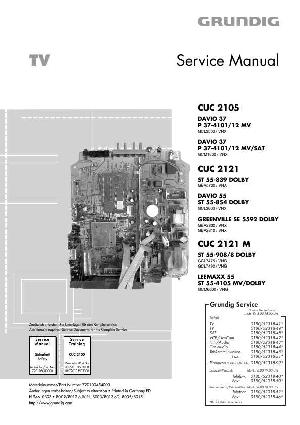 Сервисная инструкция Grundig DAVIO-37, DAVIO-55, GREENVILLE, LEEMAXX-55 ― Manual-Shop.ru