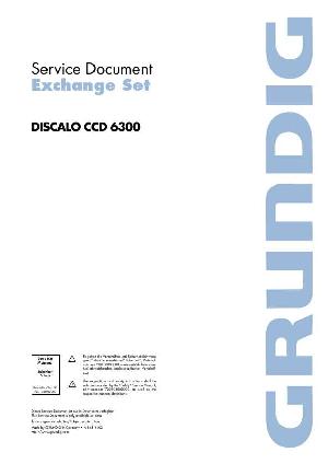 Сервисная инструкция Grundig DISCALO CCD-6300 ― Manual-Shop.ru
