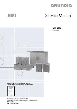 Сервисная инструкция Grundig DPS-5200 ― Manual-Shop.ru