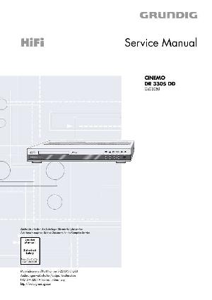 Сервисная инструкция Grundig DR-3305DD CINEMO ― Manual-Shop.ru