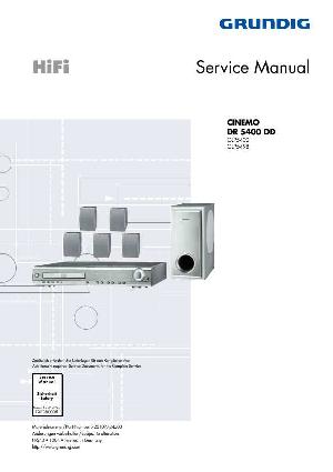 Сервисная инструкция Grundig DR-5400DD CINEMO ― Manual-Shop.ru