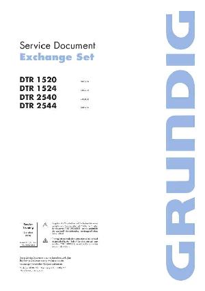 Сервисная инструкция Grundig DTR-1520, DTR-1524, DTR-2540, DT-2544 ― Manual-Shop.ru