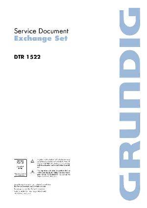 Сервисная инструкция Grundig DTR-1522 ― Manual-Shop.ru